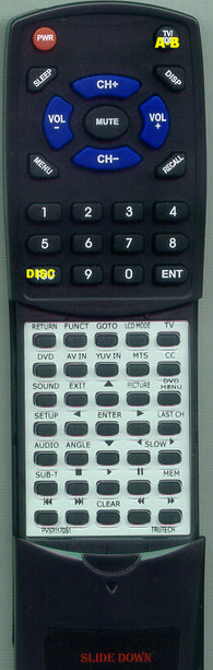 TRUTECH RTPVS31170S1 Replacement Remote
