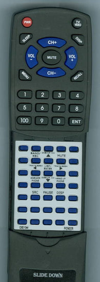 PIONEER DEHX9600BHS Replacement Remote