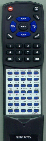 GO-VIDEO- RTR106530RM Replacement Remote