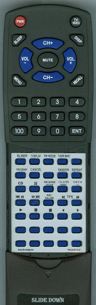PANASONIC RTRAKRX309WM Replacement Remote