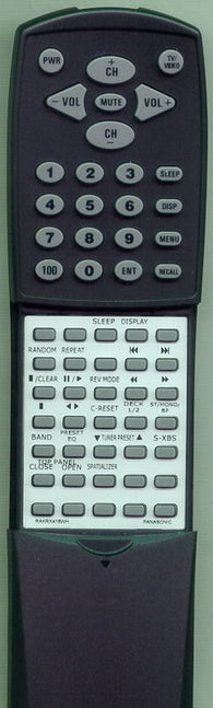 PANASONIC RTRAKRX416WH Replacement Remote