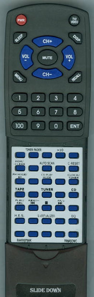 PANASONIC RTRAKRX979WK Replacement Remote