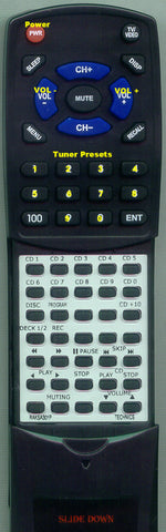 TECHNICS--INSERT SAGX300 Replacement Remote