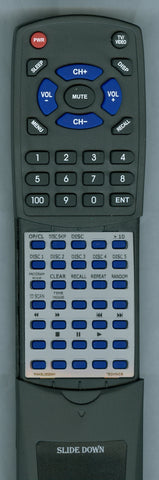 TECHNICS SLPD847 Replacement Remote
