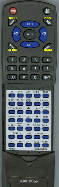 HARMAN KARDON RB18G00 Replacement Remote
