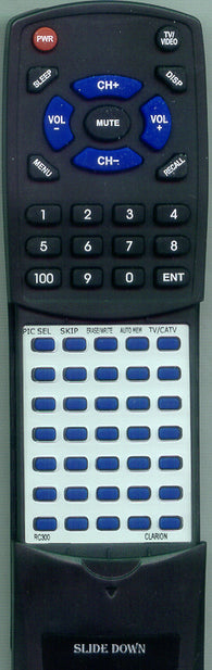CLARION RTRC300 Replacement Remote