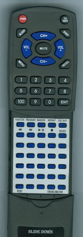 SINGING MACHINE SMG299D Replacement Remote