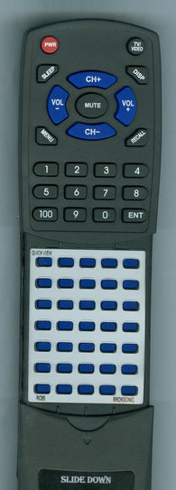 BROKSONIC CTVG4563CT Replacement Remote