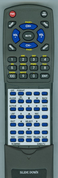 DIRECTV--INSERT RTRC66RBX Replacement Remote