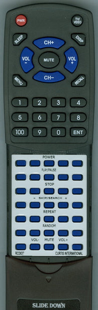 CURTIS INTERNATIONAL RTRCD637 Replacement Remote