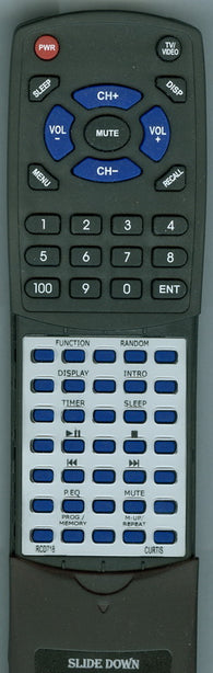 CURTIS INTERNATIONAL RCD718 Replacement Remote