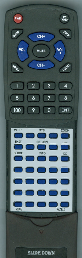 ACCESS-HD- RCDTV Replacement Remote