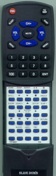 RCA RCR198DC1 Replacement Remote