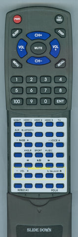POLK--INSERT RE8214-1 Replacement Remote