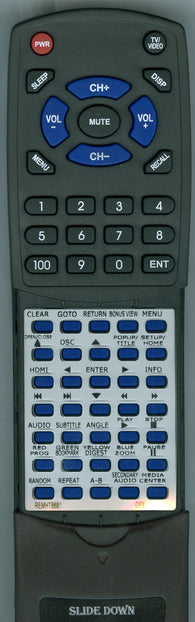 GPX REM-HTB681 Replacement Remote