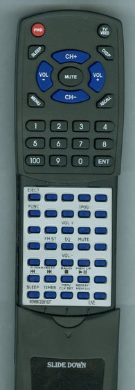 GPX REM-IBCD3816DT Replacement Remote