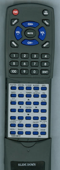 GPX REM-KCLD8887DT Replacement Remote