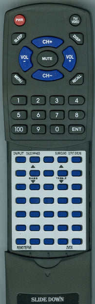 ZVOX ZBASE580 Replacement Remote