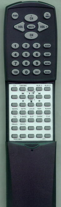 GPX REM-S7095SIL Replacement Remote