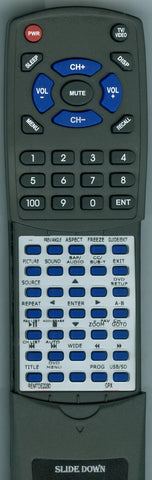 GPX REM-TD2420A Replacement Remote