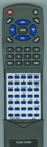 GPX TE4014B FID EL Replacement Remote