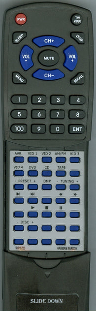 HARMAN KARDON RTRH18Z00 Replacement Remote