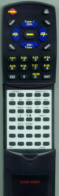 CARVER HR752 Replacement Remote