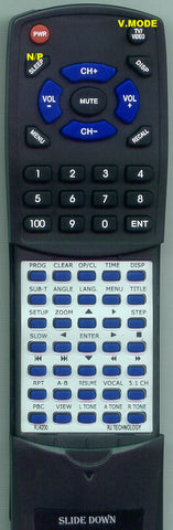 RJ-TECHNOLOGY--INSERT RJ4200 SILVER Replacement Remote