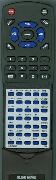 RCA RLDED5078A-E Replacement Remote