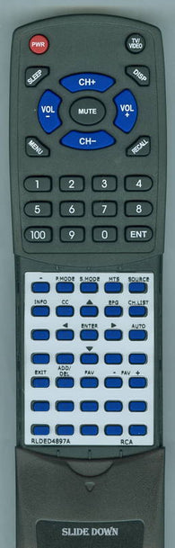 RCA RLED4960H-D Replacement Remote