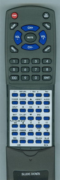 RCA RLDED3258A I Replacement Remote
