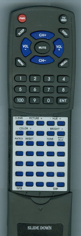 SONY RM708 Replacement Remote