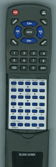 SONY HCDDJ2I Replacement Remote