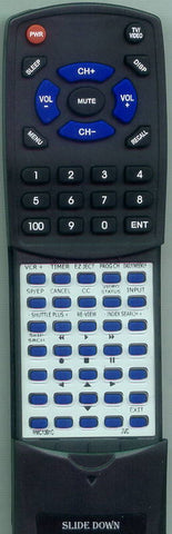 JVC RMC139 Replacement Remote