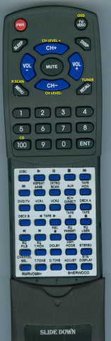 SHERWOOD RMRVD98H Replacement Remote