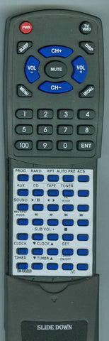 JVC RVB99BK Replacement Remote