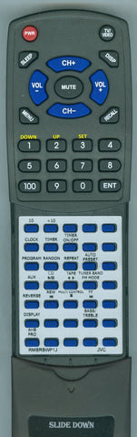 JVC--INSERT RM-SRSWP1J Replacement Remote