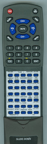 JVC--INSERT QPF80AL Replacement Remote