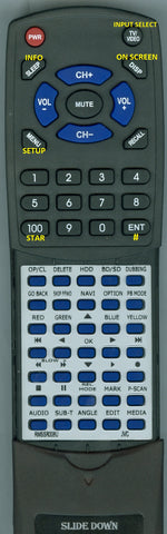 JVC--INSERT SRHD1250US Replacement Remote