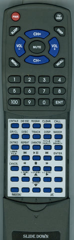 JVC XLMC334BK Replacement Remote