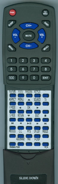 RCA- RNSMU6536 Replacement Remote