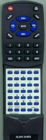 SHARP RRMCG0173AJSA Replacement Remote