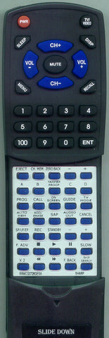 SHARP RRMCG0574GESA Replacement Remote