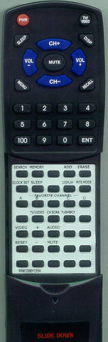 SHARP 20RV619 Replacement Remote