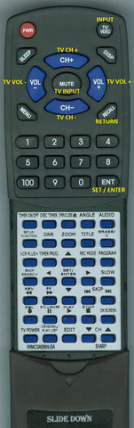 SHARP--INSERT RRMCGA056WJSA Replacement Remote