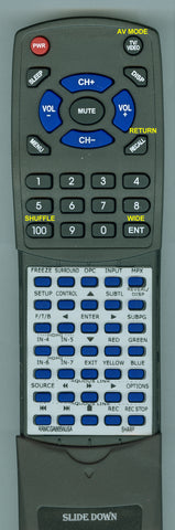 SHARP--INSERT GA865WJSA Replacement Remote