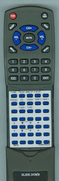 HARMAN KARDON RTRRV102 Replacement Remote
