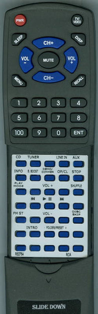 RCA RS2764 REMOTE Replacement Remote