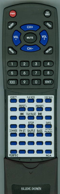 RCA RS2867BV2 Replacement Remote