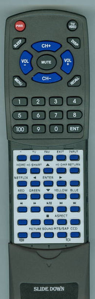 RCA RSM Replacement Remote